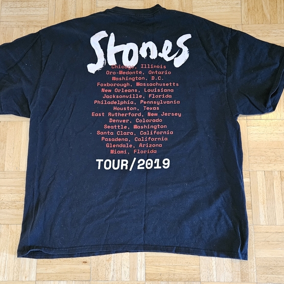 Rolling Stones 2019 Classic Tour T-Shirt Mens XXL - Picture 10 of 10